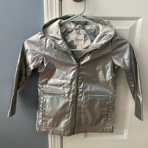 Silver Cat & Jack Raincoat 4T